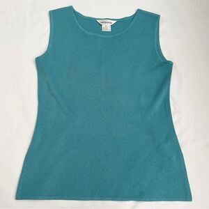 Misook Exclusively teal blue tank top women’s size XS